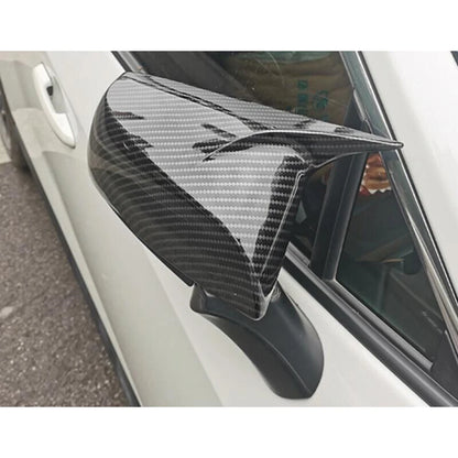 2 x Rearview Mirror Cover Caps Carbon Fiber for Toyota Highlander (2020-Present)