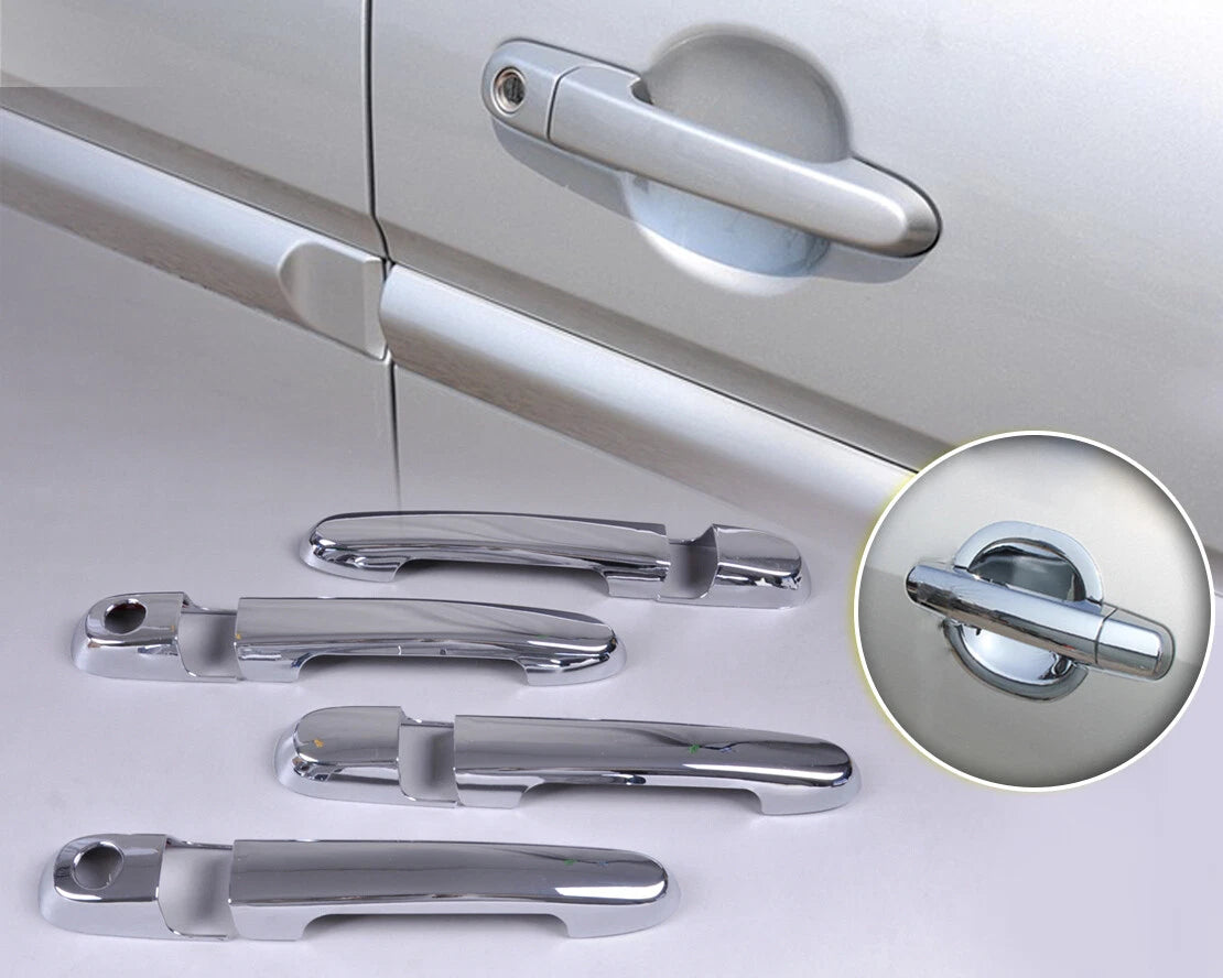 Triple Chrome Door Handle Covers for Hyundai Accent (2010-2017)