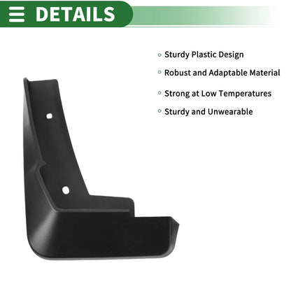 Mud Flaps Splash Guards Mount Accessories for Chevrolet Cavalier (2019-2024)