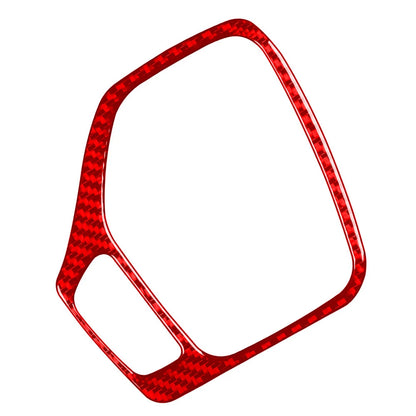 Carbon Fiber Red Gear Shift Panel Cover Trim for Jeep Cherokee (2014-2018)
