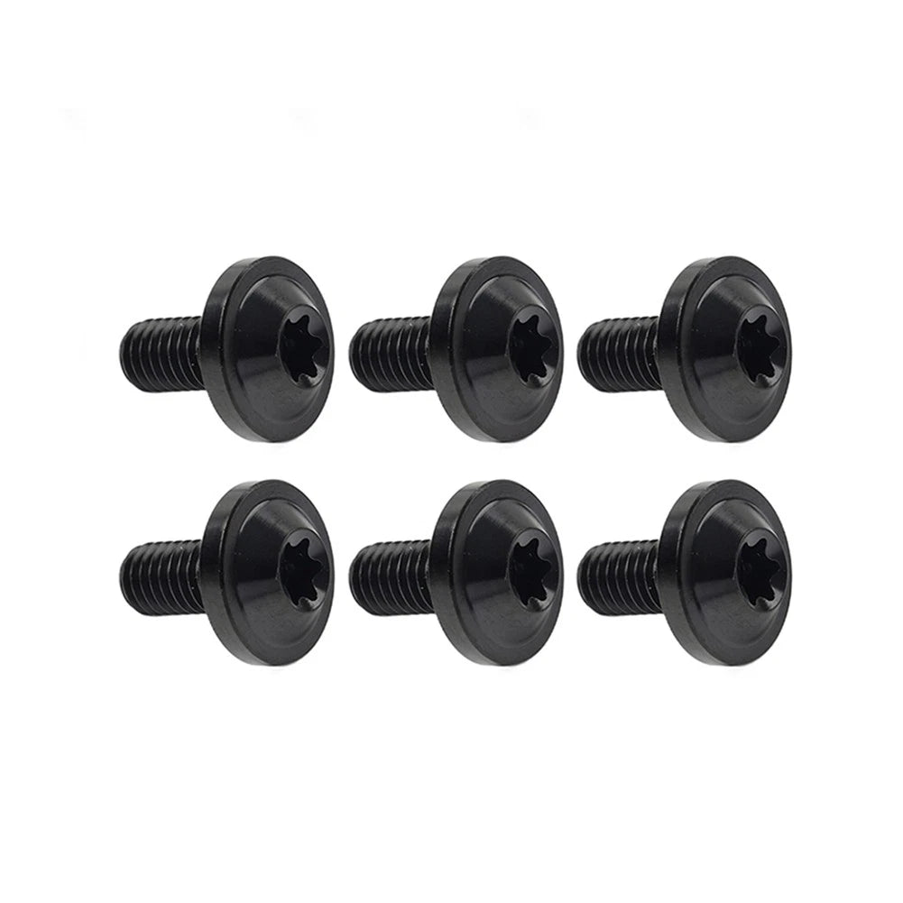 6pcs M6x10mm Titanium Alloy Torx Head Bolts for Bike Motorcycle