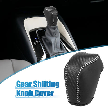 Car Gear Shifting Knob Cover for Toyota Avalon 2019-2023 Black Gray