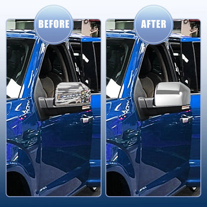 Car Rearview Mirror Cover Caps for Ford F150 F-150 Chrome (2015-2023)