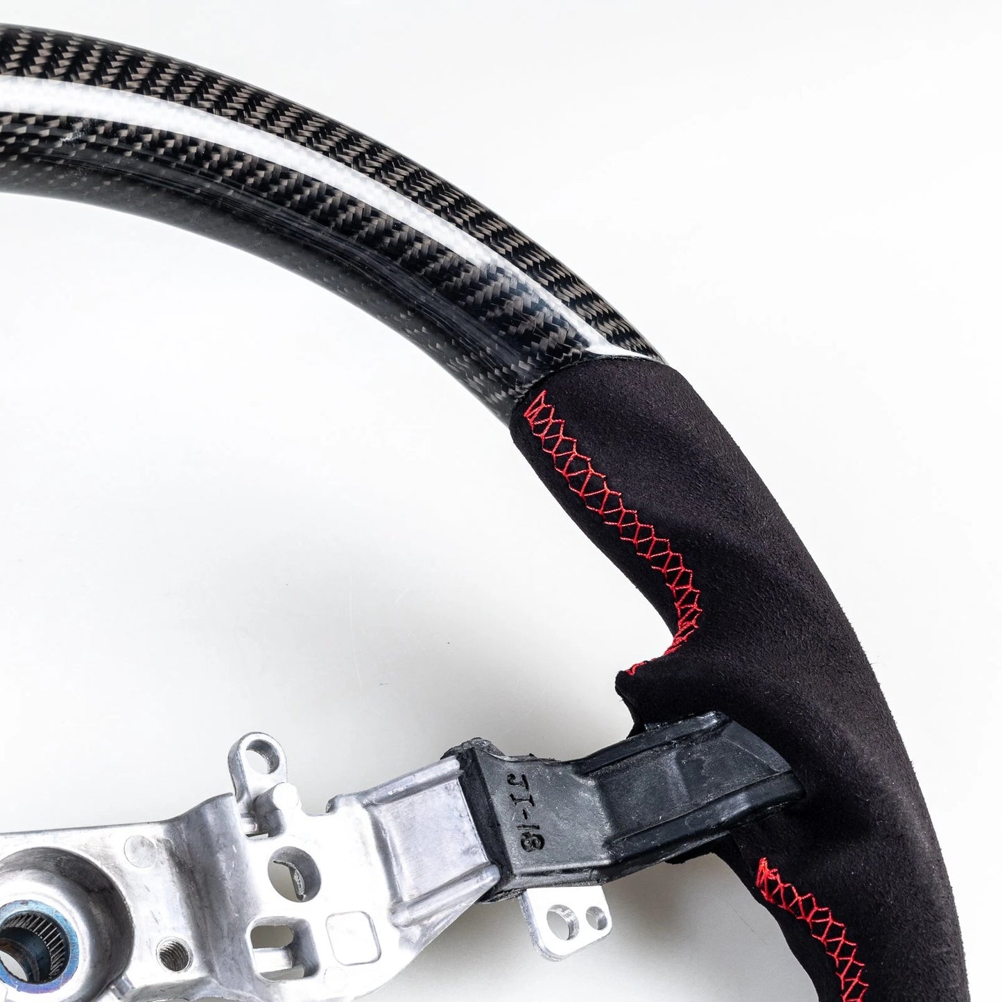 Carbon Fiber Suede Steering Wheel for Suzuki Jimny (2018-2021)