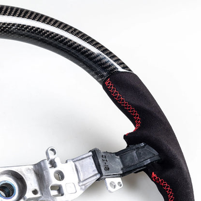 Carbon Fiber Suede Steering Wheel for Suzuki Jimny (2018-2021)