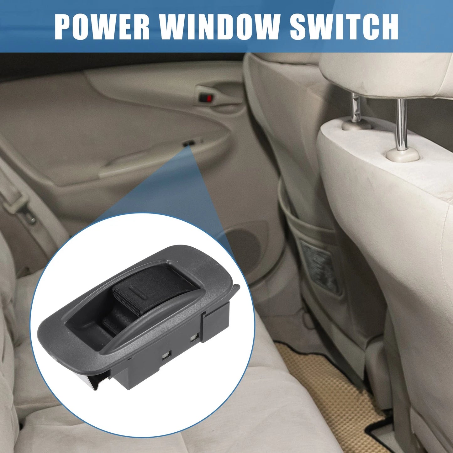 Rear Power Window Switch for Toyota Tacoma (2005–2012)