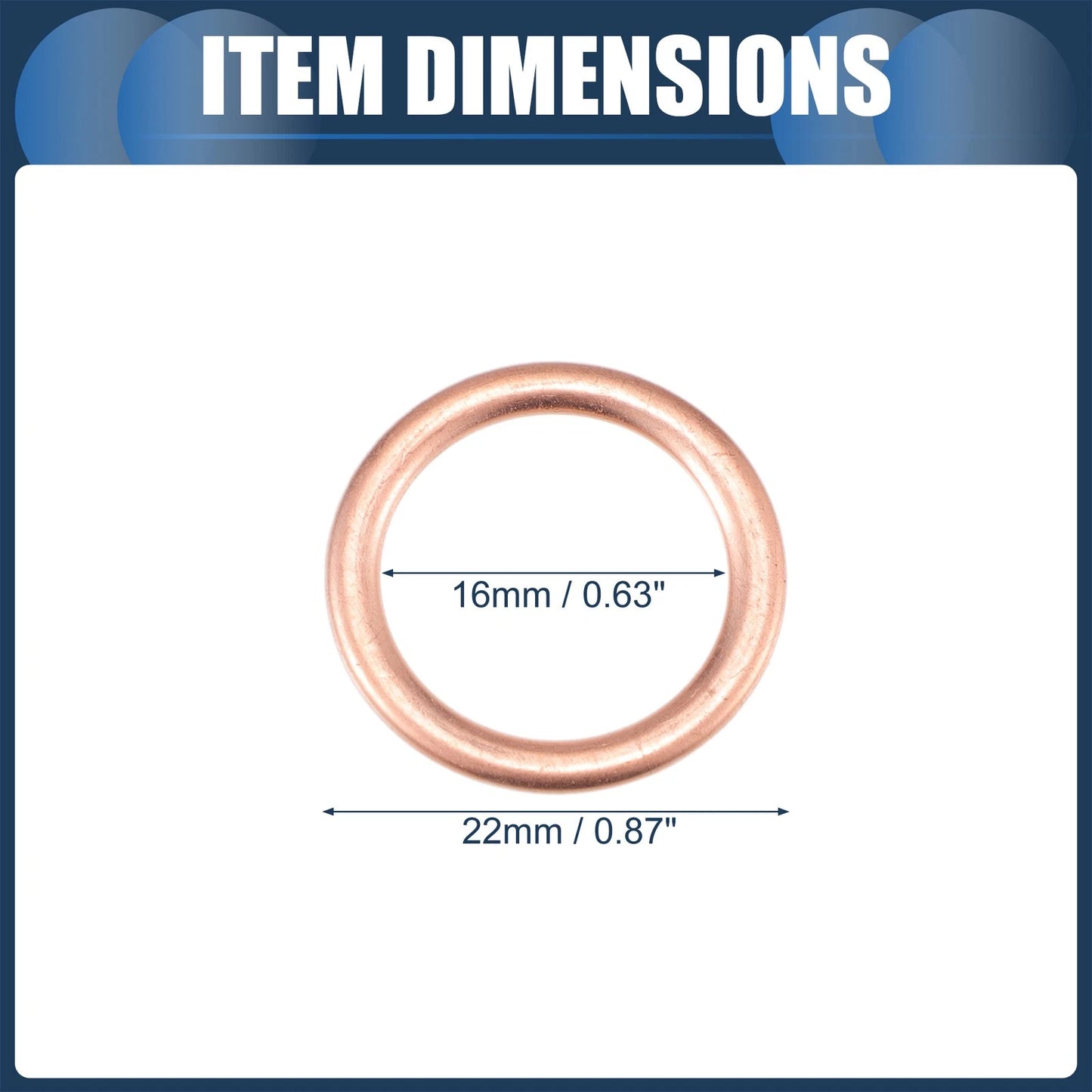 25 x Oil Drain Plug Gaskets 16mm ID for MINI R56 LCI (2009-2013)