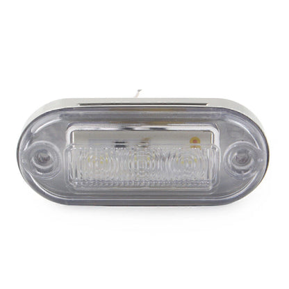 3 x 12V SMD LED Signal Light Lamp White Indicator for Truck Trailer RV Boat