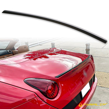 Boot Lip Spoiler for Ferrari California (2008-2014) Matte Black Unpainted