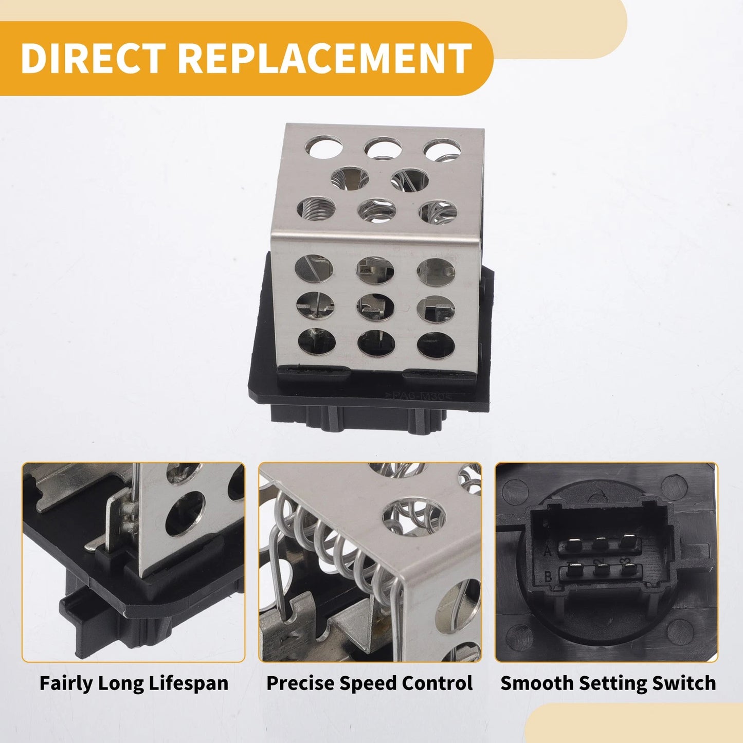Blower Motor Resistor for HVAC (No. 9ML351332261) - Compatible with Various Models