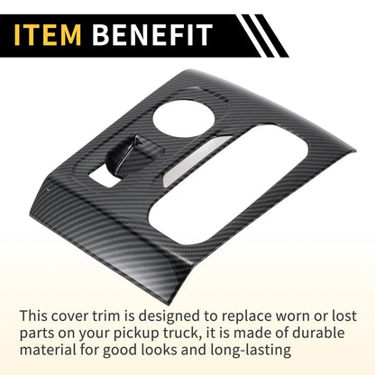 Gear Shift Frame Cover for Chevy Colorado (2023-2024) Carbon Fiber Pattern