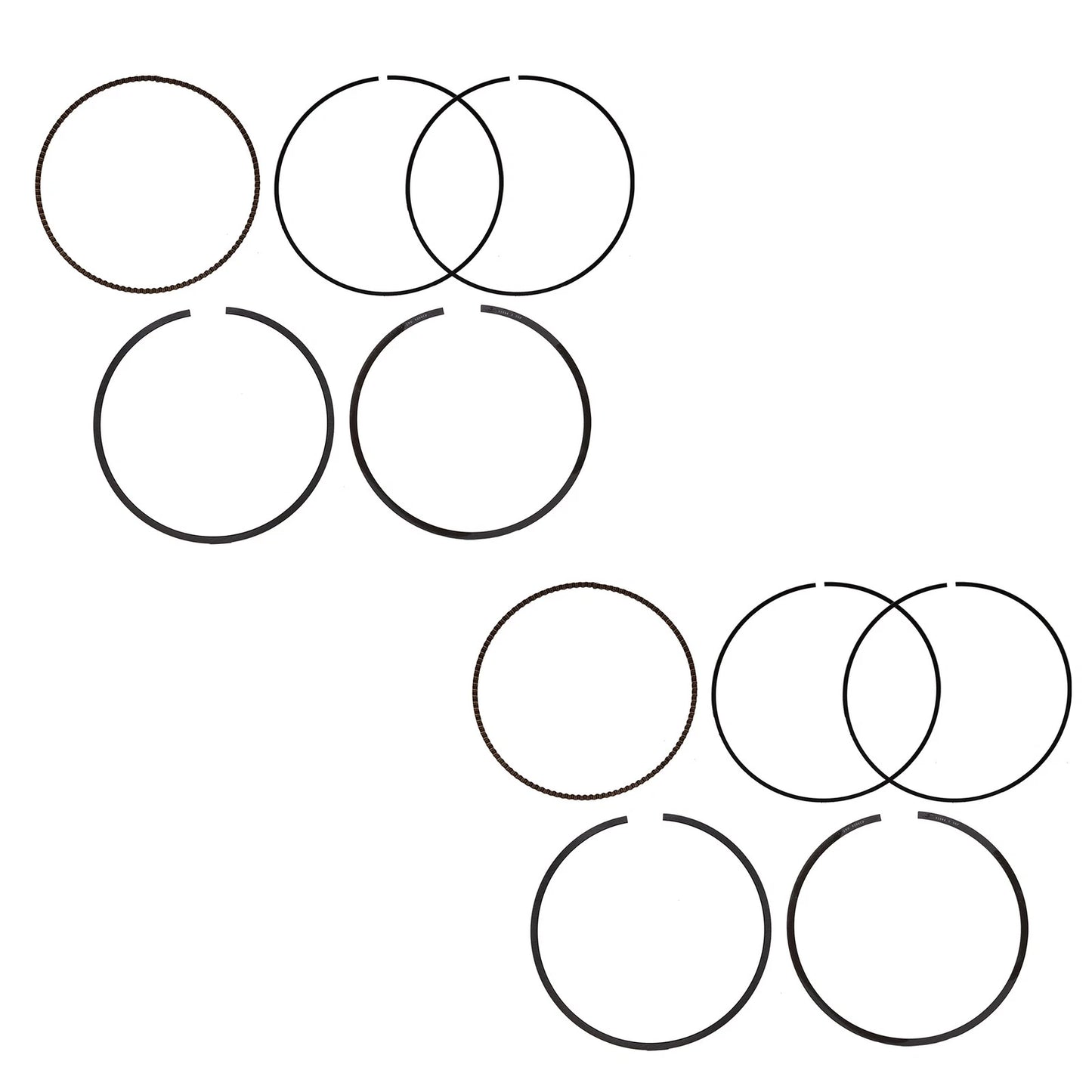 2 x Namura .020 Over Bore Piston Rings 92.5mm for Honda Talon 1000 (2019–2024)