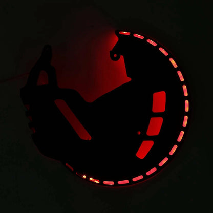 Brake Rotors Covers Red LED Ring Of Fire for Honda Goldwing 1800 (2001-2017)F6B