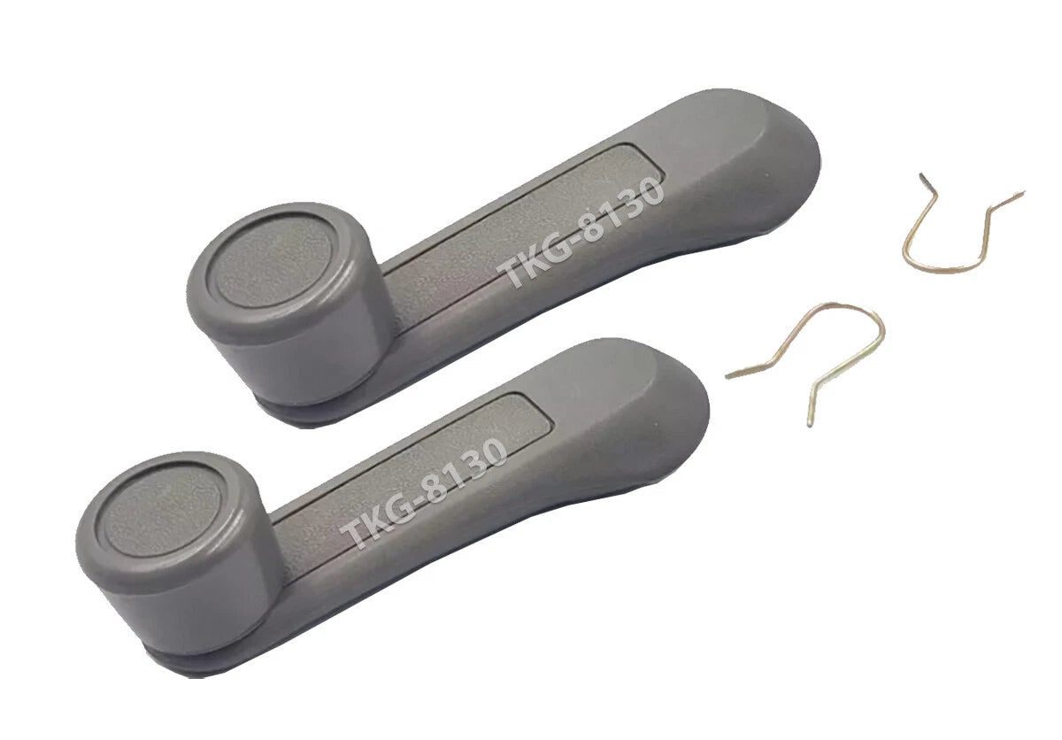 Window Crank Handle 2 x OEM Gray for Isuzu Rodeo/Trooper (1988-1995)