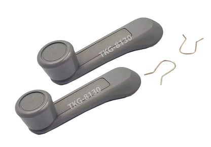 Window Crank Handle 2 x OEM Gray for Isuzu Rodeo/Trooper (1988-1995)