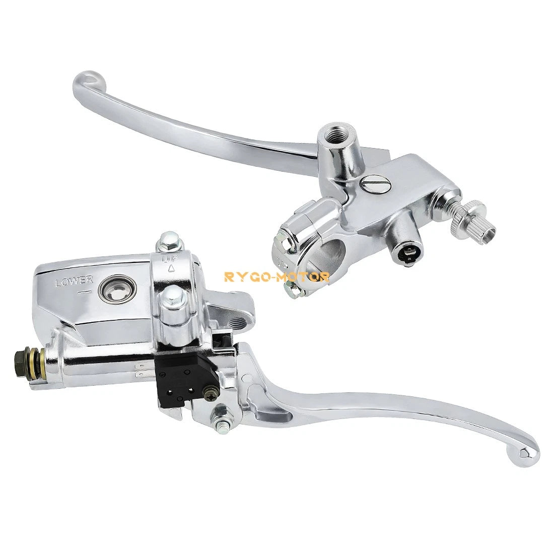 7/8 / Motorcycle Handlebar Hydraulic Brake Master Cylinder and Clutch Lever for Motorcycle