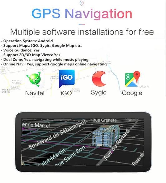12.3" Android 10 Stereo Radio GPS for 2007-2013 Silverado Tahoe Yukon