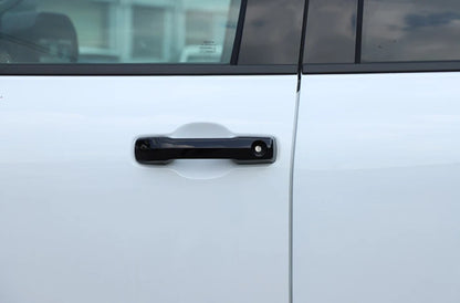 Glossy Black Half Pack Door Handle Lid Cover Trim for Toyota Tundra (2022-2023)