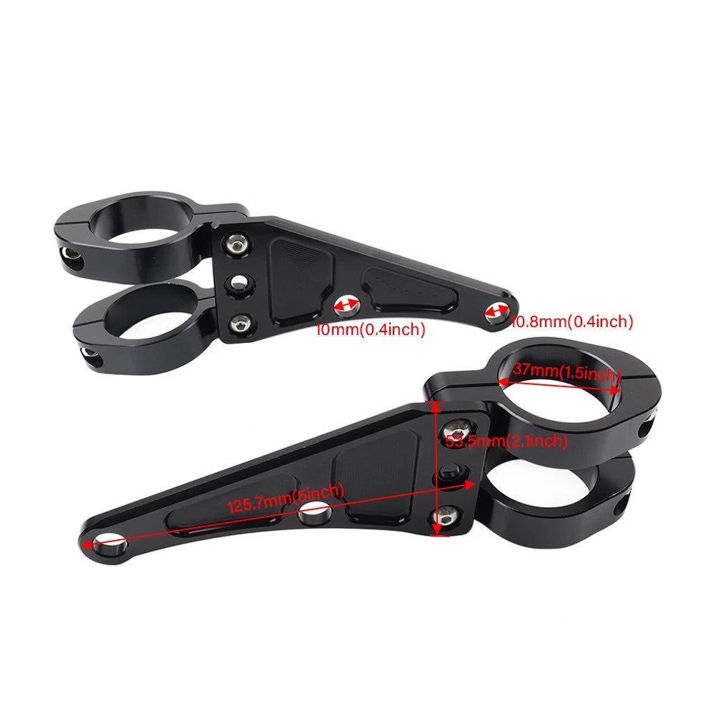 37MM Motorcycle Headlight Bracket Mount Clamp for Harley