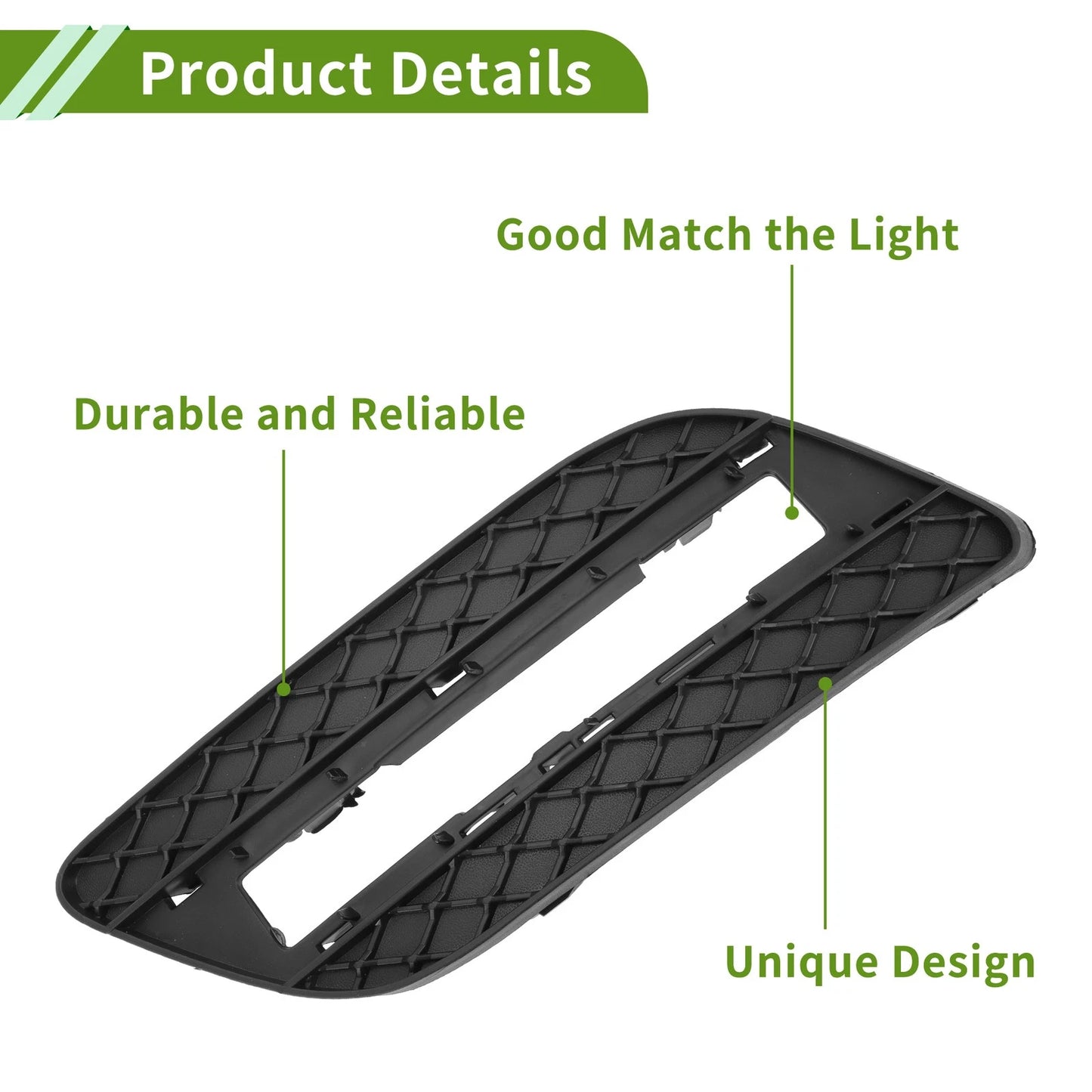 Front Left Fog Light Grill for Mercedes Benz ML550 (2012-2015)