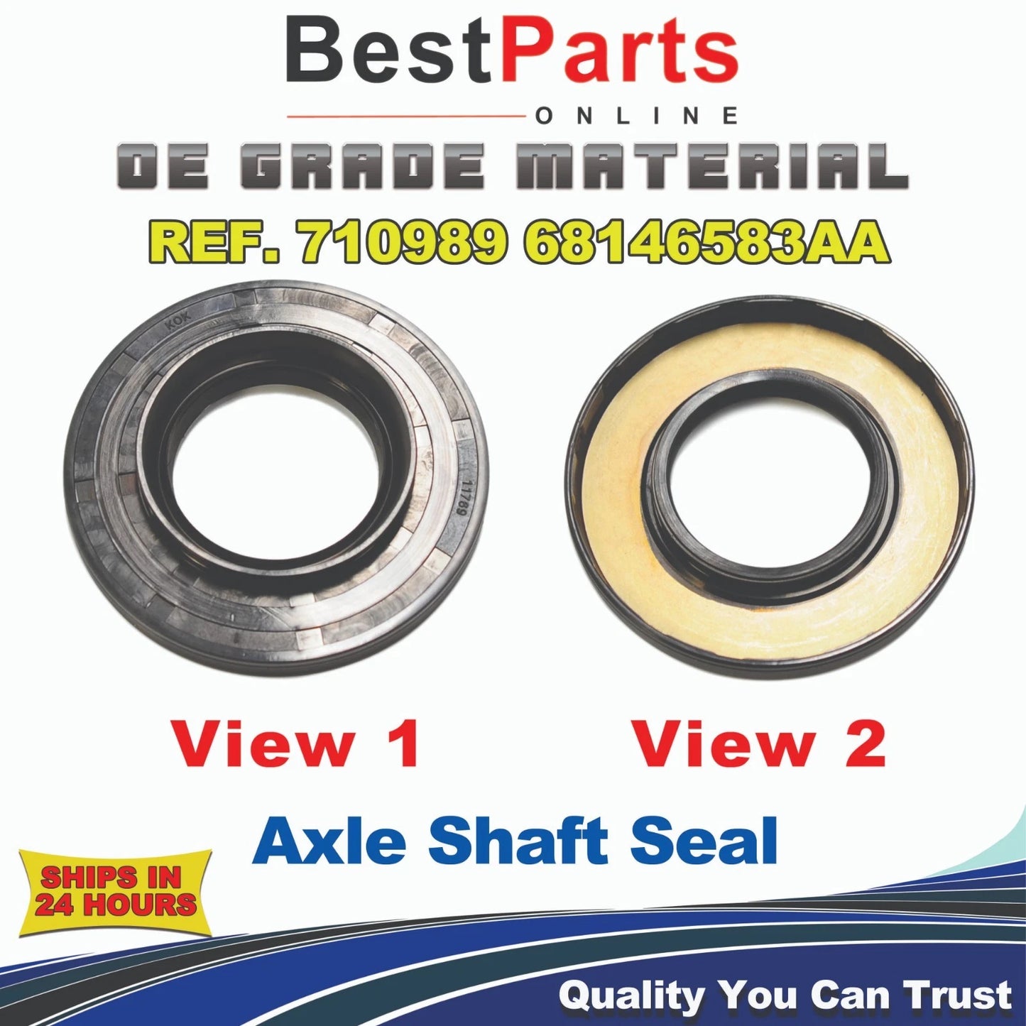 Axle Shaft Seal Front 4WD for Ram 1500 (2014–2019)