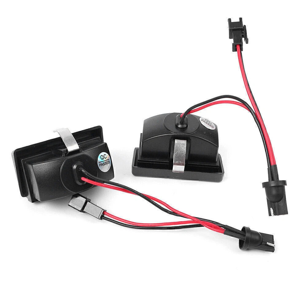 2 x White Error Free LED License Plate Lights for Benz ML W164 (2006-2011)