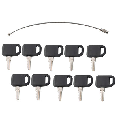 10 x Ignition Keys for John Deere GT225, GT242, GX335 (2001-2009)