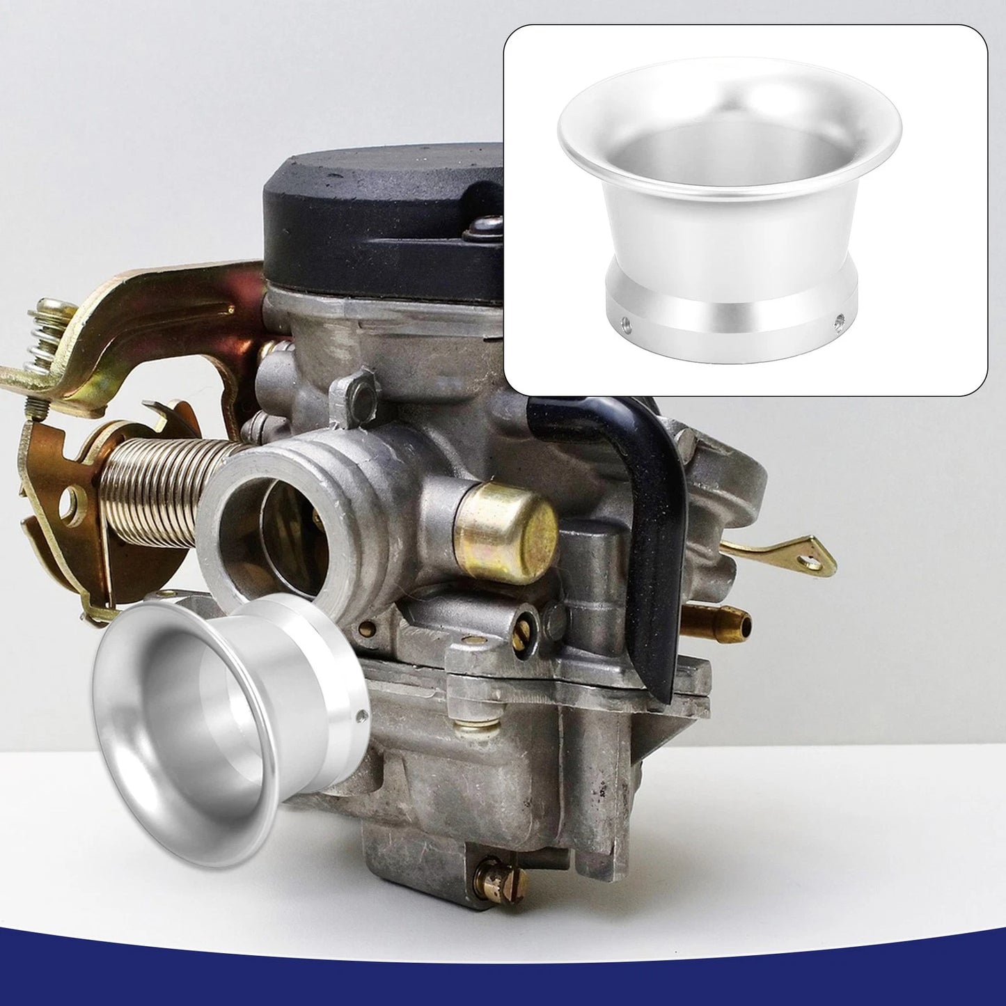 Air Filter Intake Velocity Stack 50mm Dia for Universal