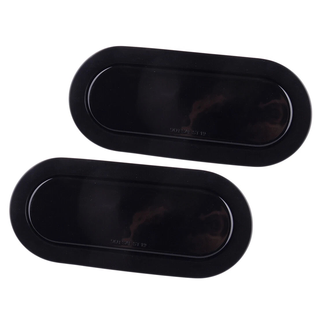 Oval LED Tail Brake Stop Light Lamps for Trailer ATV Caravan (12V)