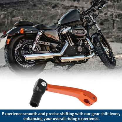 Folding Shifter Lever for Honda CRF150F (2003-2017) Orange Black