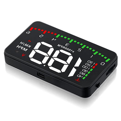 3.5" HUD Head Up Display OBD II Speedometer for A900