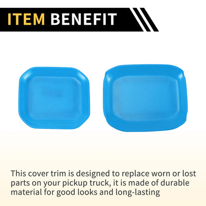 Light Blue Exterior Door Handle Bowl Cover Trims for Jeep Gladiator (2020-2024)