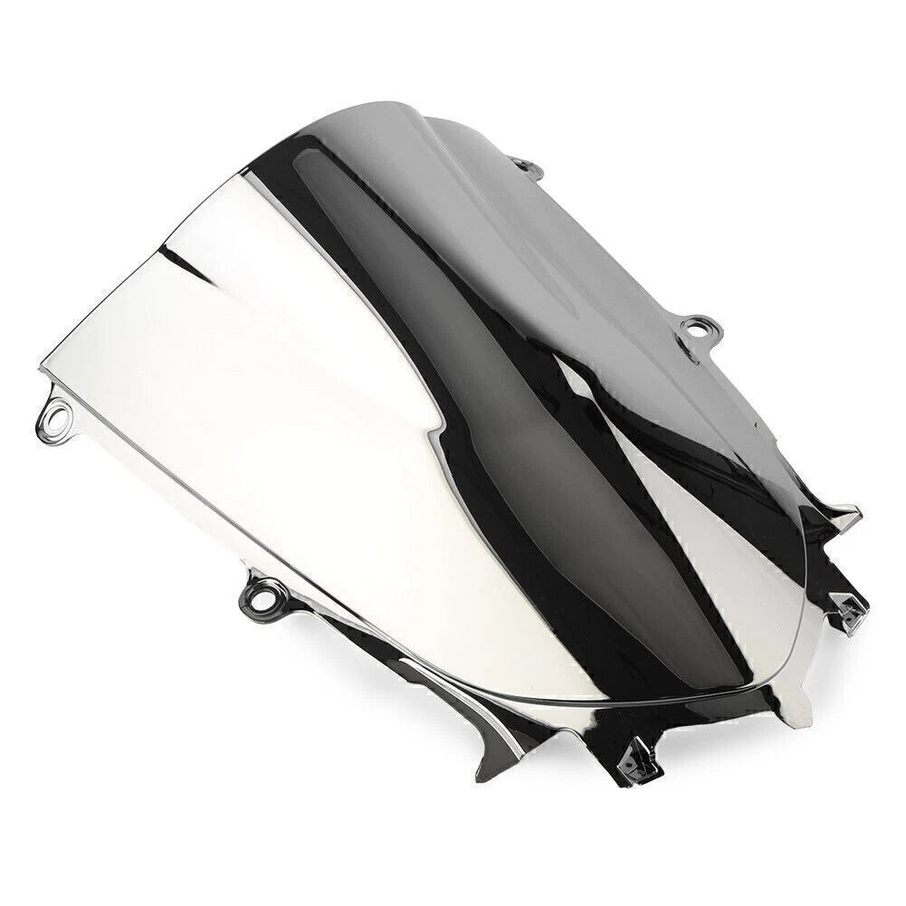 Double Bubble Front Windshield for Yamaha YZF 600 R6 (2017-2018) Silver