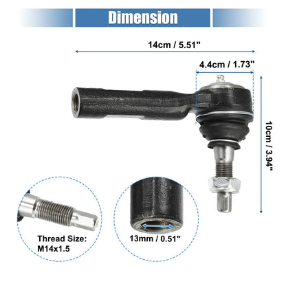 Front Outer Tie Rod End Links for Chrysler 300 (2005-2010)