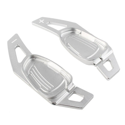 Aluminum Silver Shift Paddle Extensions for Audi A5/S5/SQ5 (2016)