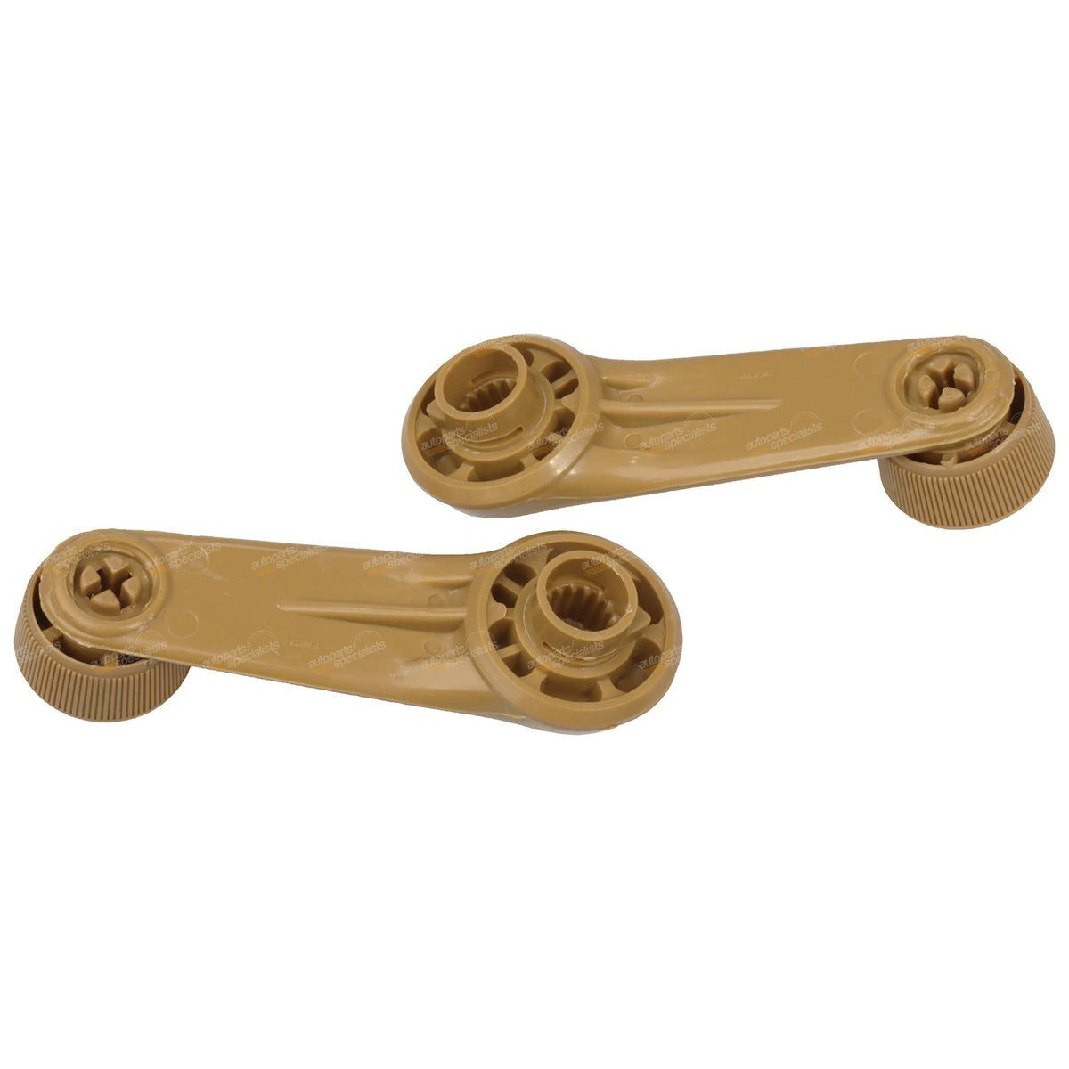 2 x Front/Rear Brown Window Crank Handles for Hilux LN65 YN65 YN67 (1983–1988)