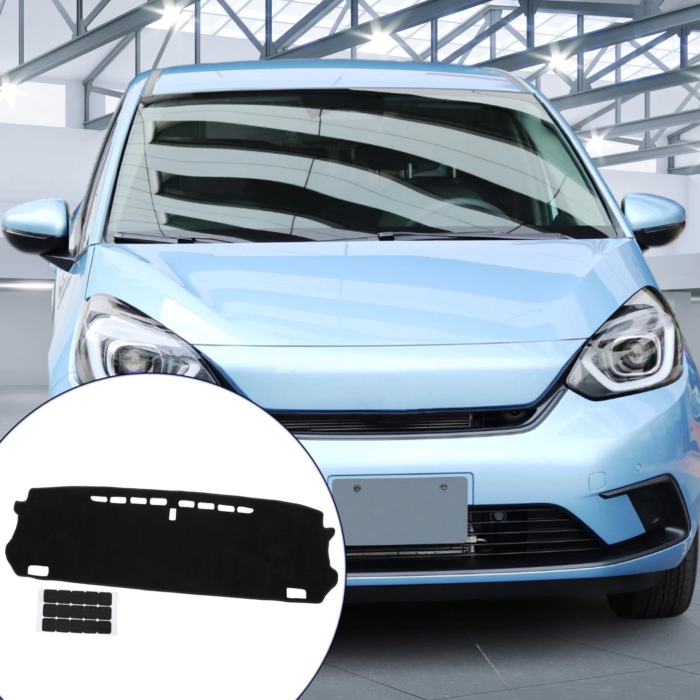 Dashboard Cover Mat for Honda Fit GR1-GR8 (2020-2024) - Black Protector Set
