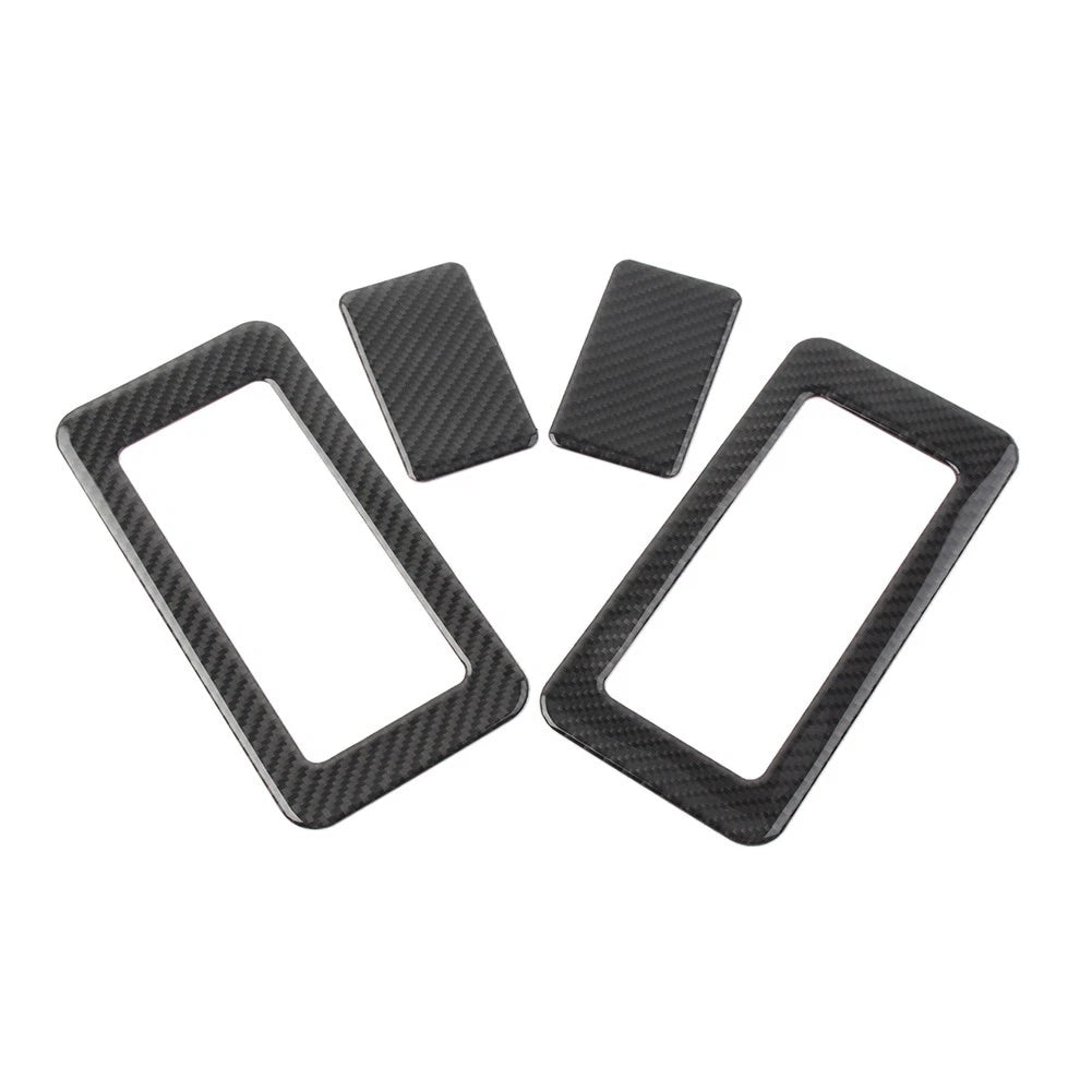 4 x Interior Rear Seat Switch Cover Trim for Jeep Wrangler JK (2011-2017)