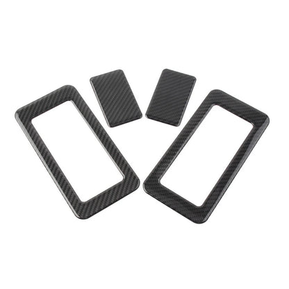 4 x Interior Rear Seat Switch Cover Trim for Jeep Wrangler JK (2011-2017)