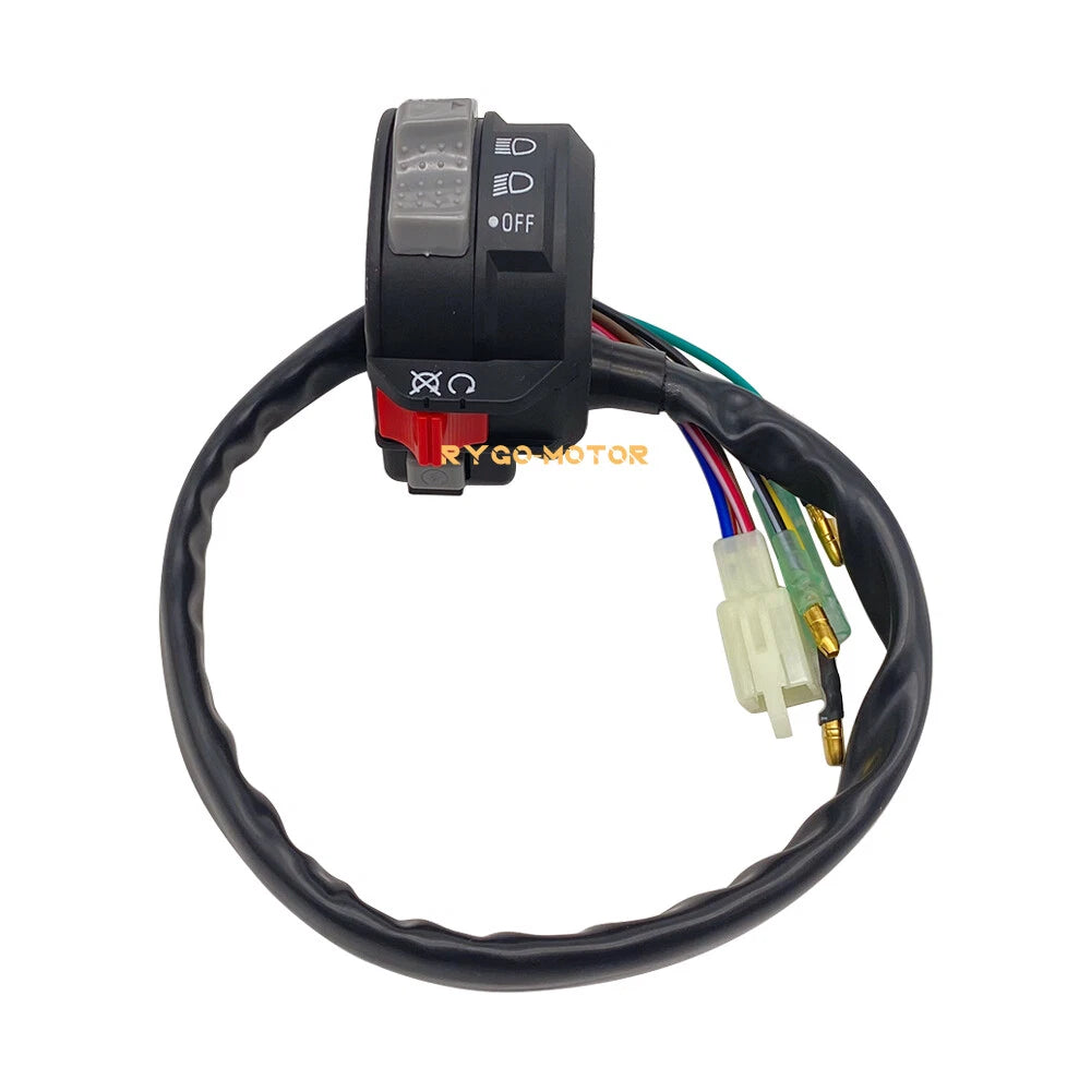 Left Handlebar Switch Start Run Off Headlight for Yamaha Timberwolf YFB250/FW
