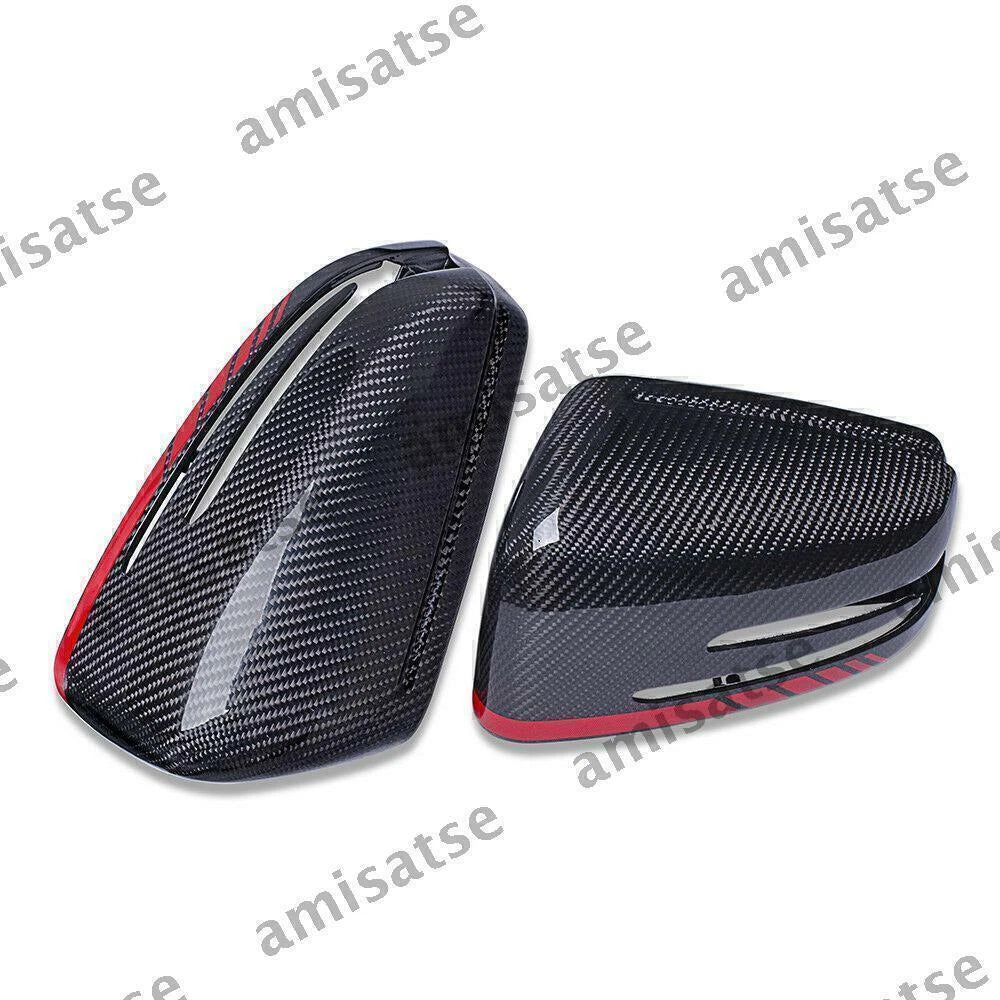 Carbon Fiber Mirror Covers for Mercedes W204 W218 W221 W246 W117 (2011-2023)