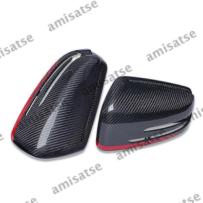 Carbon Fiber Mirror Covers for Mercedes W204 W218 W221 W246 W117 (2011-2023)