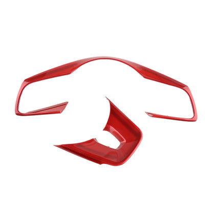 Steering Wheel Button Trim Covers for Kia Forte K3 (2019-2022) Red ABS