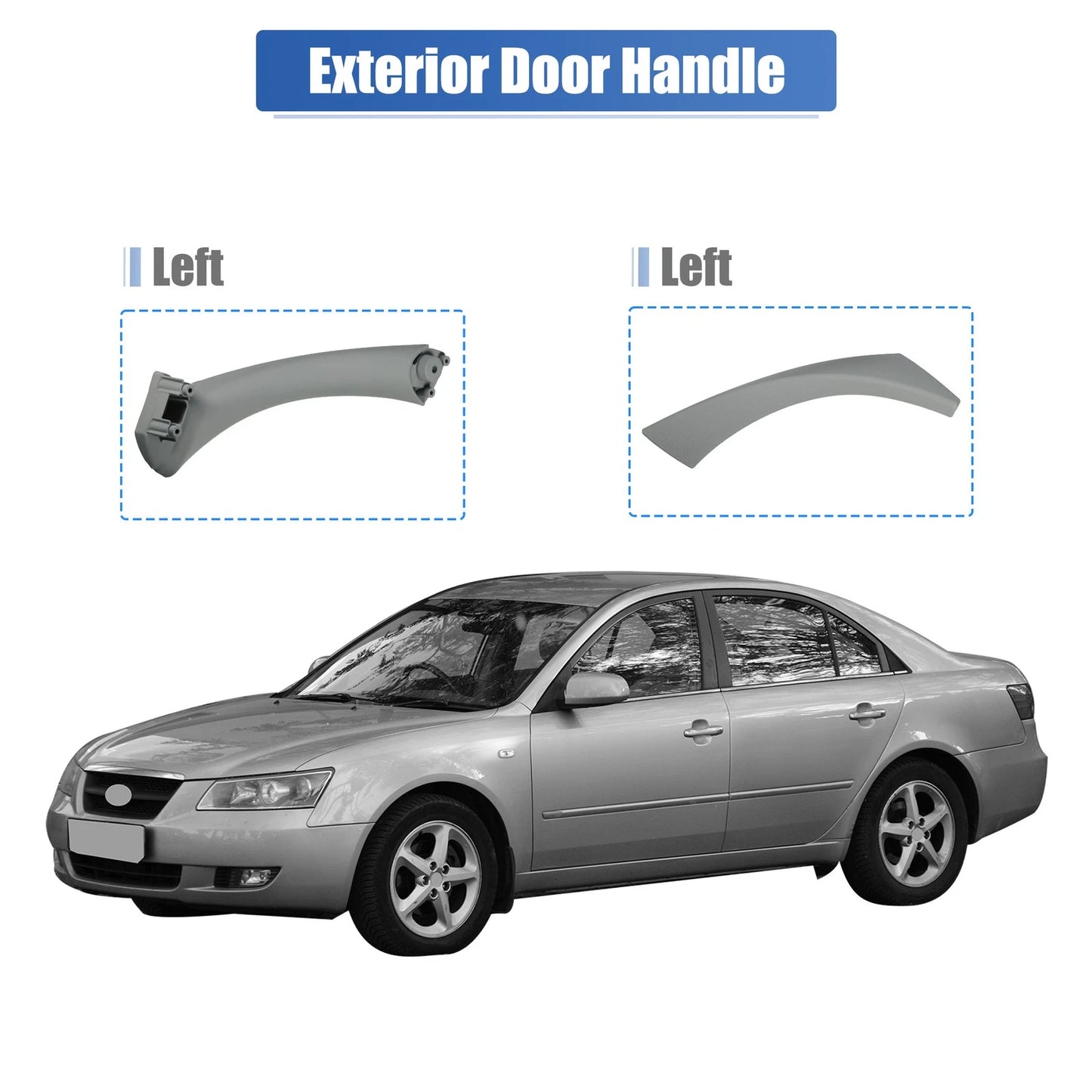 2 x Car Interior Door Handles for BMW 328i (2007-2012)