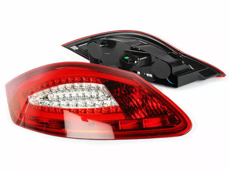 LED Tail Light Rear Lamp Red+Clear for Porsche 987 Boxster Cayman (2005-2008)