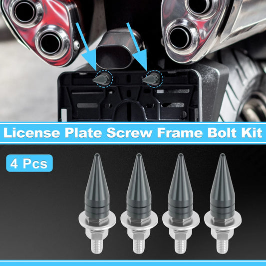 M6 / 4pcs 5.4cm / License Plate Screws Cover for Universal Motorcycle