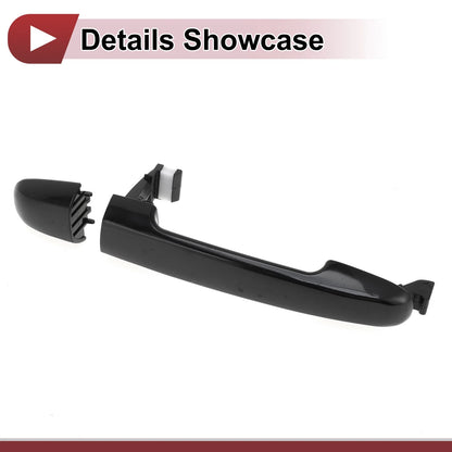 Car Door Handles Grip for Hyundai Sonata 2005-2010 (2 x Black)
