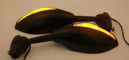 Motorcycle Mirror Turn Signal for Honda Kawasaki Suzuki Yamaha Ducati