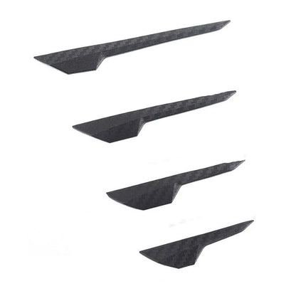 8pcs Car Edge Protector Strip Bumper Axe Shape Anti-Scratch Cover for Car