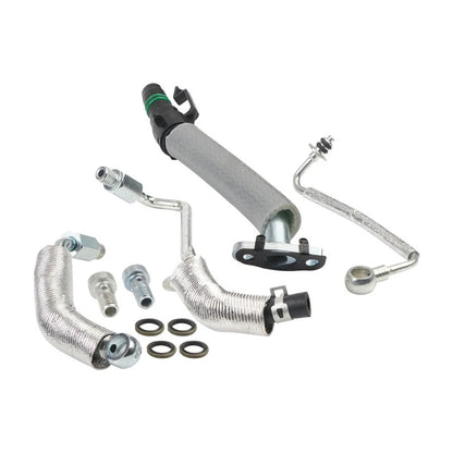 4x Turbo Oil Return Drain & Feed Pipe for Chevy Cruze Sonic Trax (2011-2021)